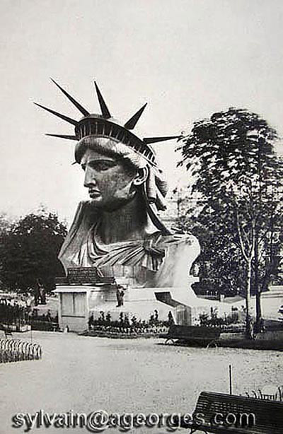 statue bartholdi liberte, paris, 1878